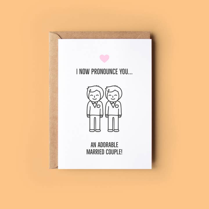 Wonky Cards – Großhandel Hochzeitskarte – Ein bezauberndes Ehepaar - Hochzeitskarte