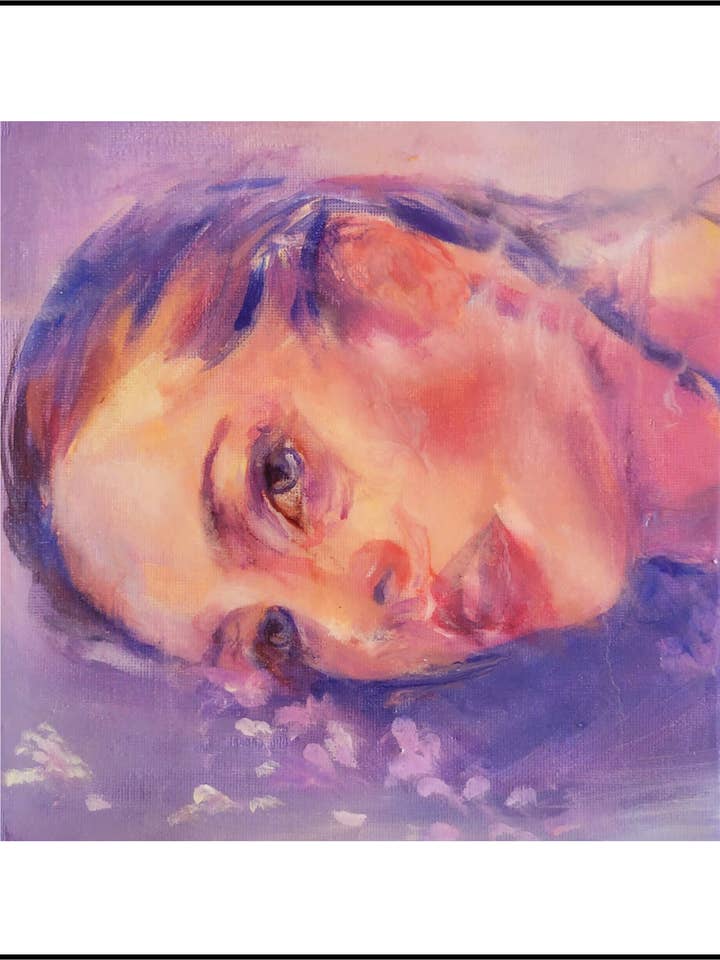 Lavendel Dis KUNSTTRYK for engroshandel hos TRANGS.ART