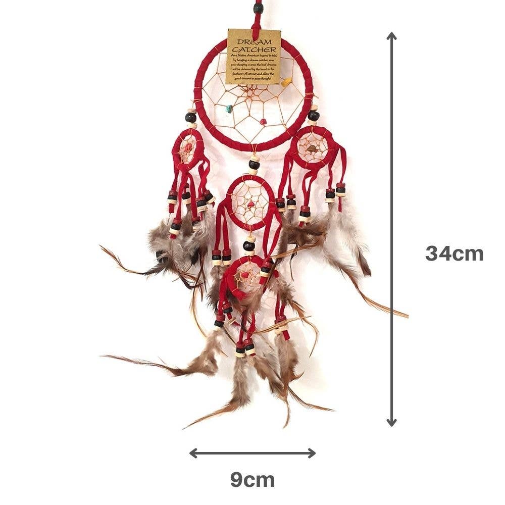 VIE - Wholesale Dream Catcher - Dream Catcher, 9cm Ring with 4 Smaller Rings15