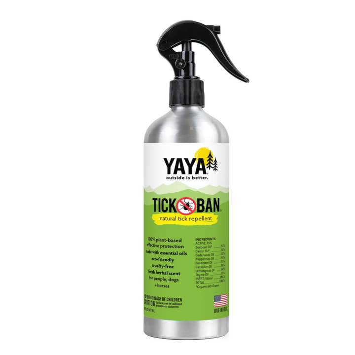 YAYA Organics - Wholesale Insect Repellent - Tick Ban All-Natural Tick Repellent - 16 oz.