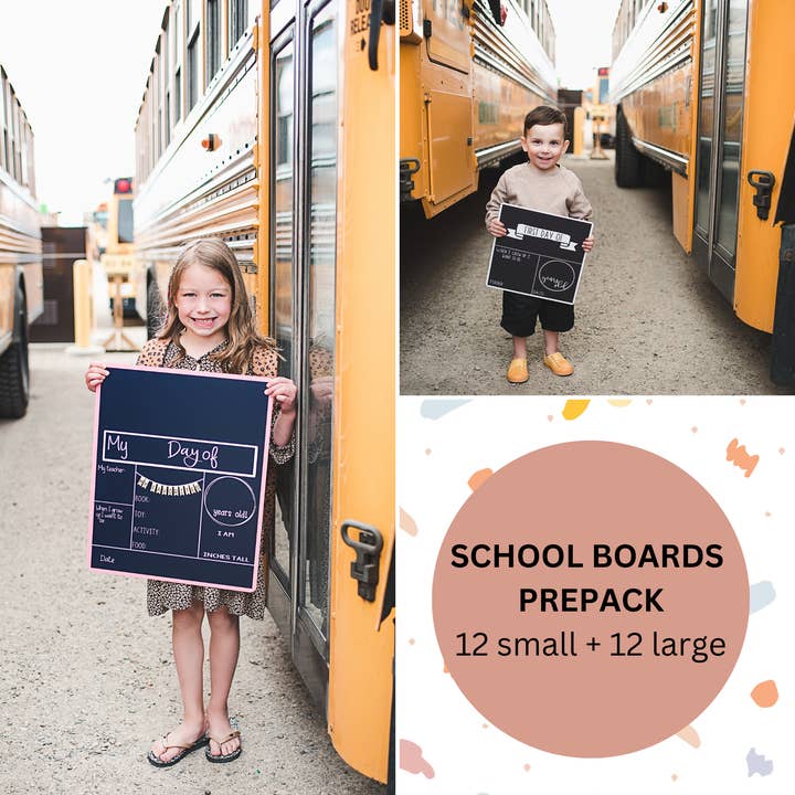 School Board PREPACK of 24 Boards for wholesale by Beyond Measure Boards