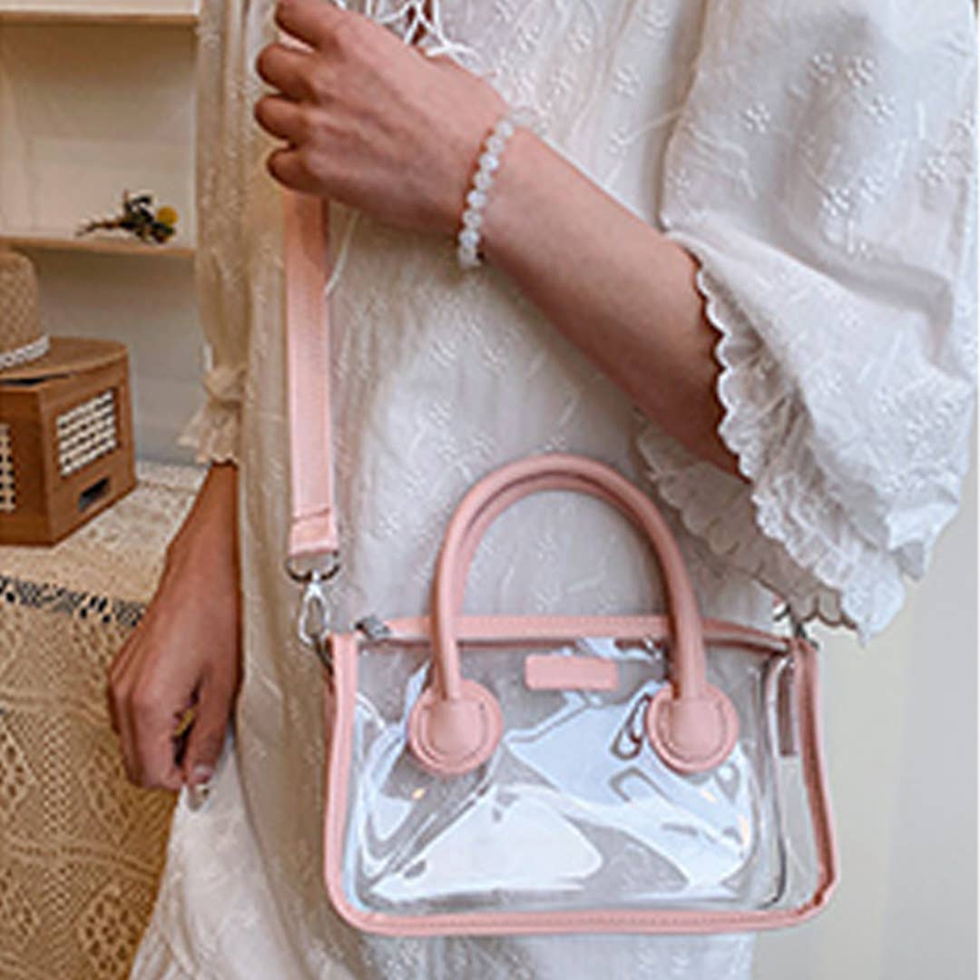 UNISHE – wholesale Crossbody bag – Women's – Fashionable PVC Transparent Crossbody Handbag ZK321117