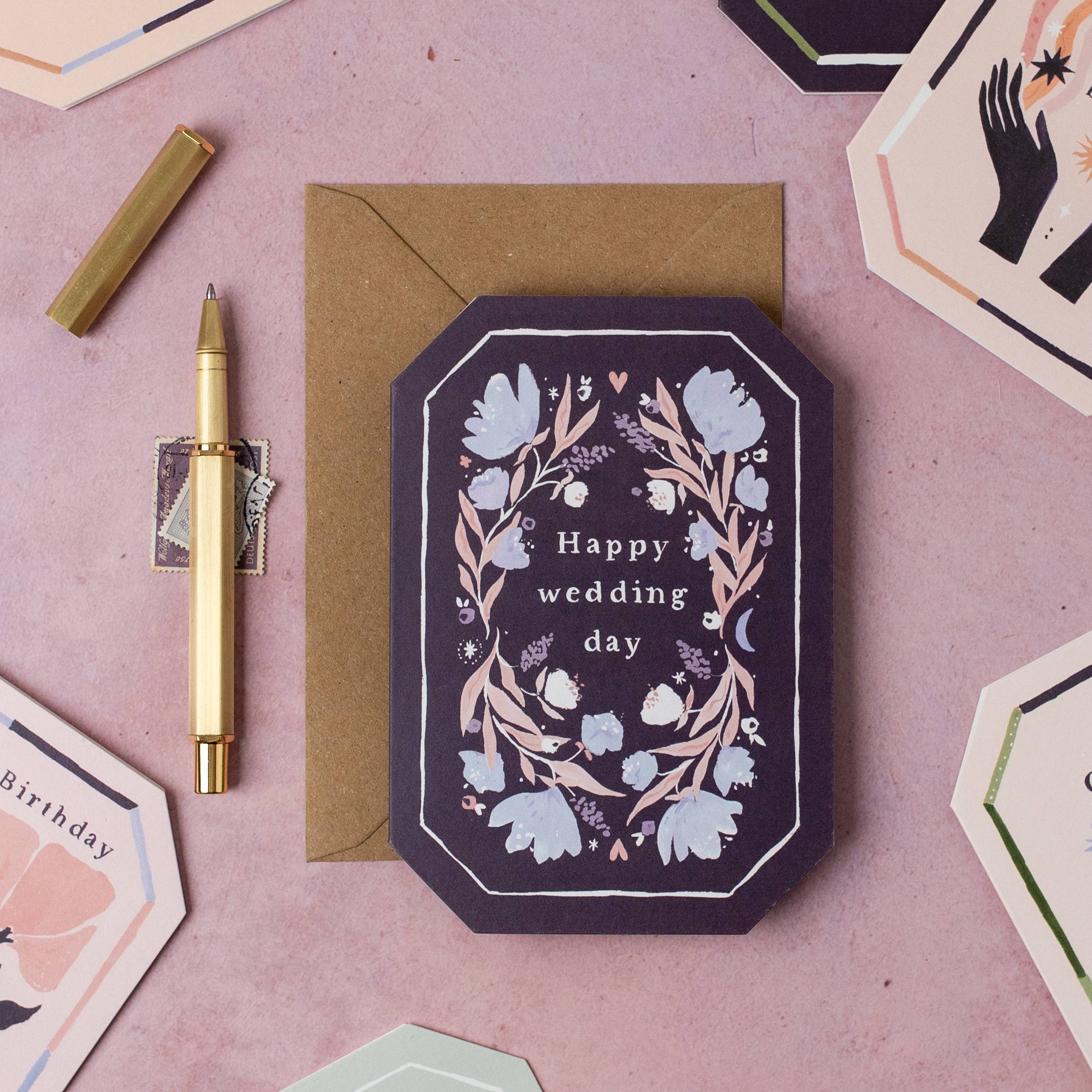 Sister Paper Co. - Wholesale Wedding Card - Floral Wedding Card | Shaped Greetings Cards | Wedding Cards2