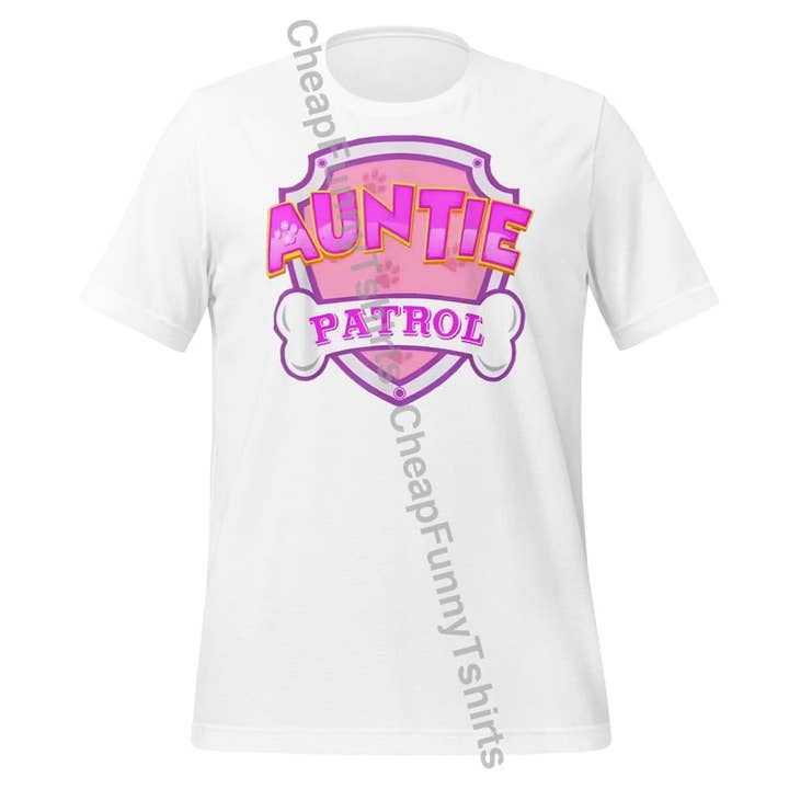 Auntie Patrol Unisex t-shirt for wholesale by Black and Gifted LLC