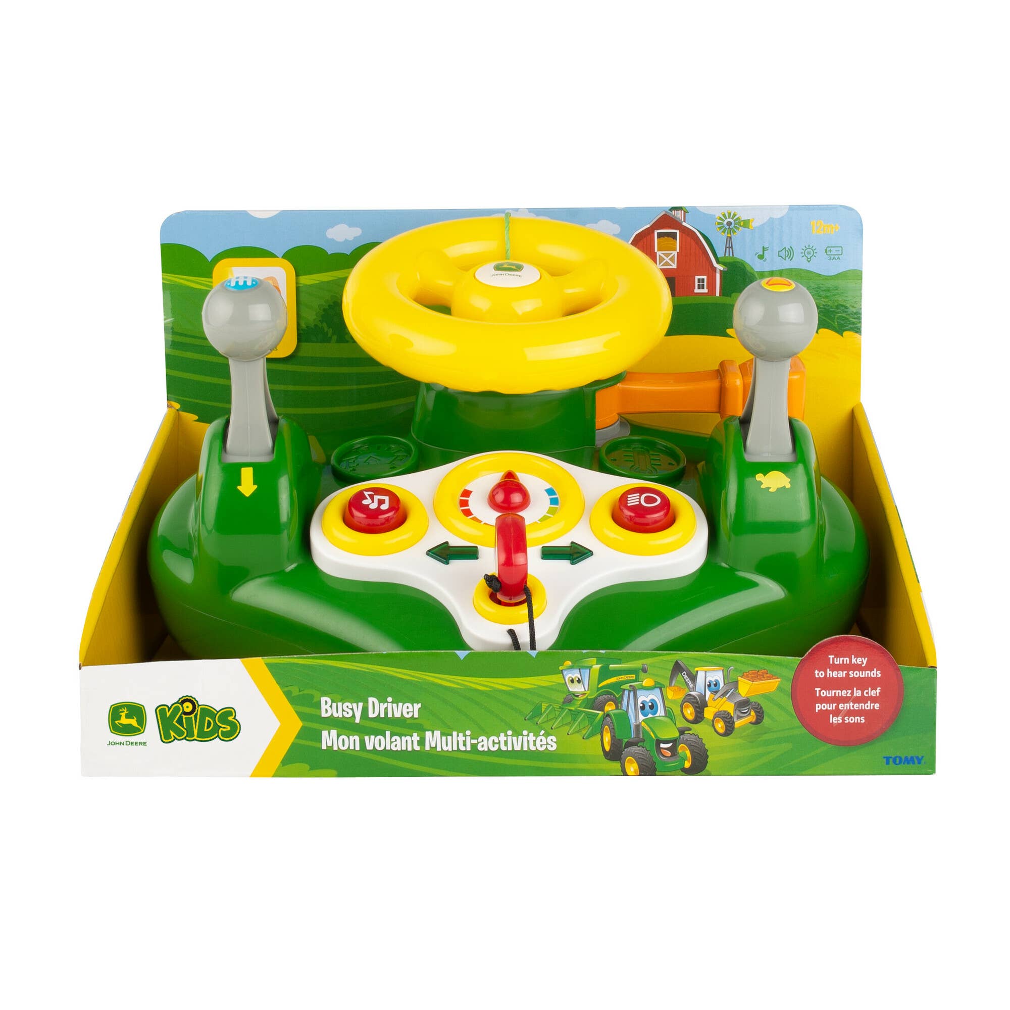 TOMY - Wholesale Classic Toy - Kids - TOMY John Deere Busy Driver Kids Toy Steering Wheel5
