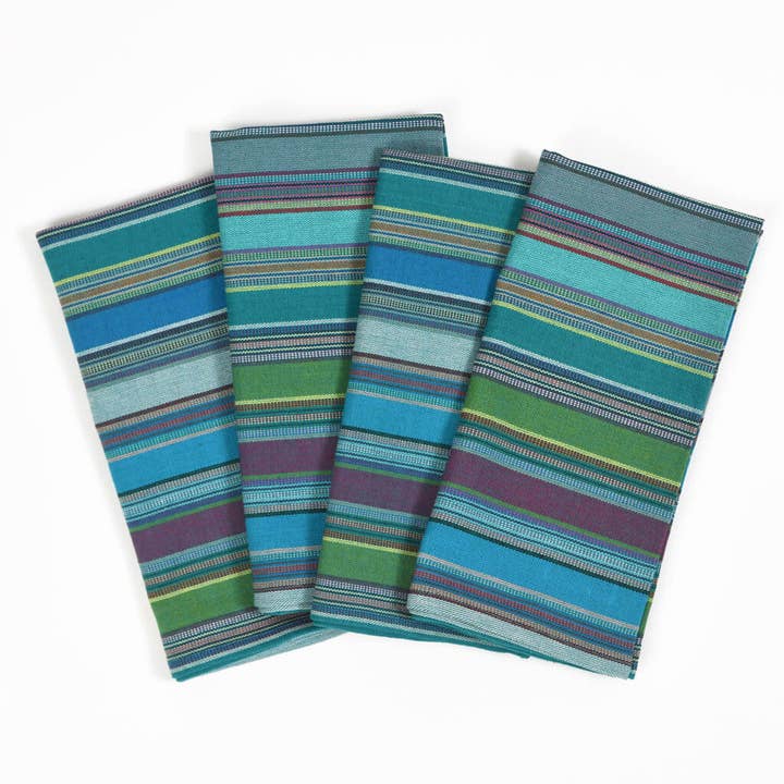 Mayamam Weavers - Wholesale Dinner & Cloth Napkin - Handwoven Striped Cloth Napkins3