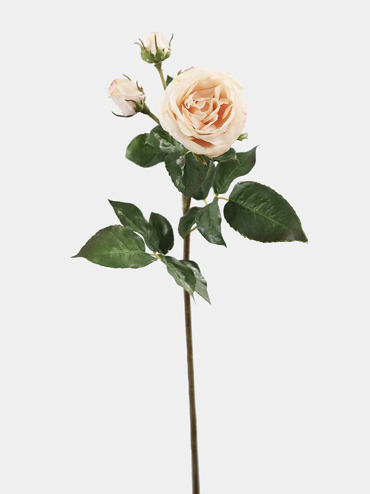 Real Touch Pink Rose 21.5" for wholesale by Prestige Botanicals