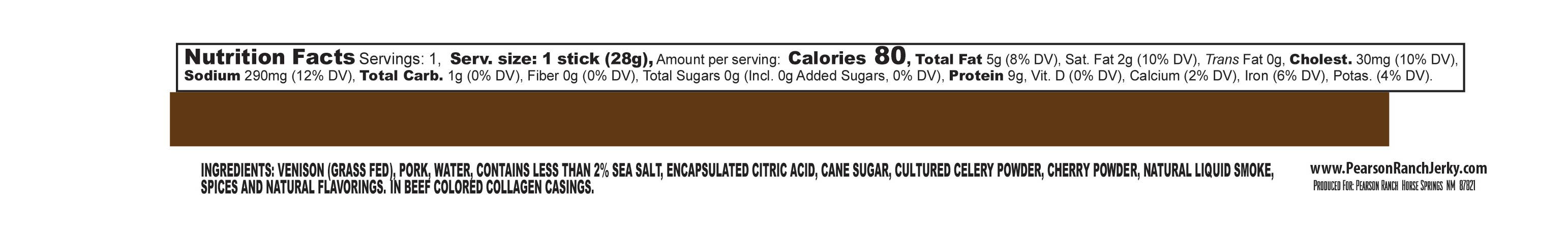 Pearson Ranch Elk & Bison Jerky - Wholesale Jerky - Venison Snack Stick2