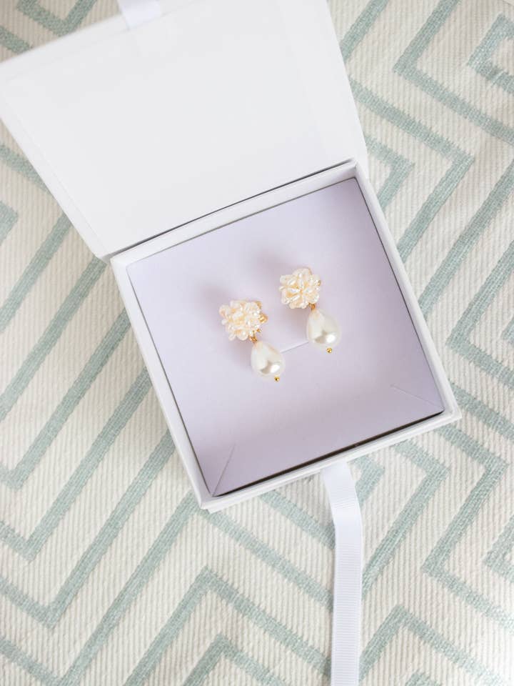 Pearl Cluster Pearl Drops for wholesale by MBM Designs