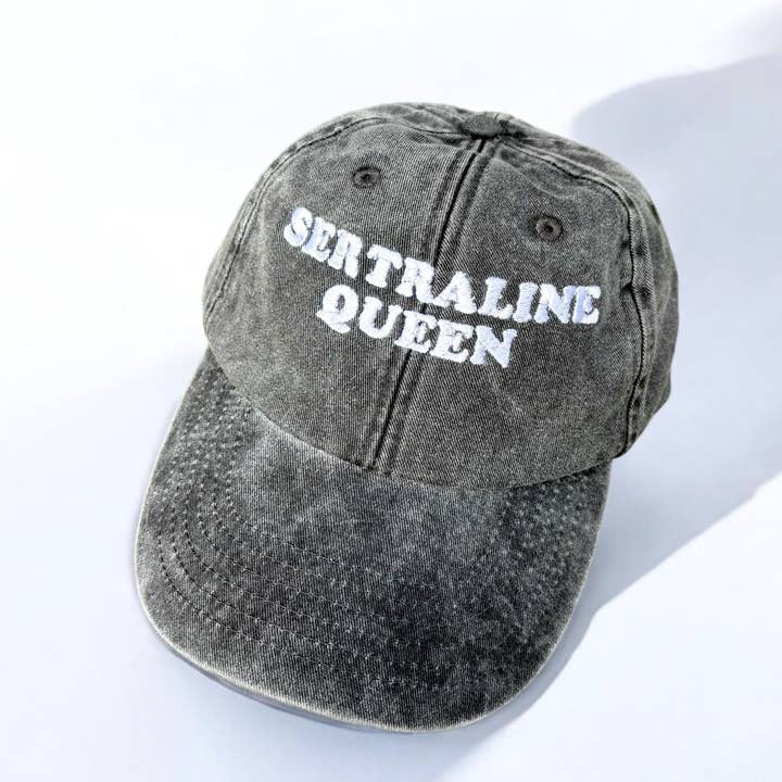 Tired Girl Apparel - Wholesale Baseball Cap - Women's - Sertraline Queen embroidered baseball cap1