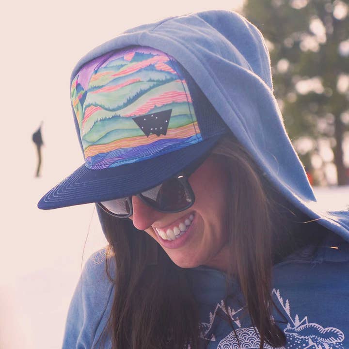 Ketsol - Wholesale Trucker Hat - Unisex - Minturn Colorado Mountain Trucker Hat