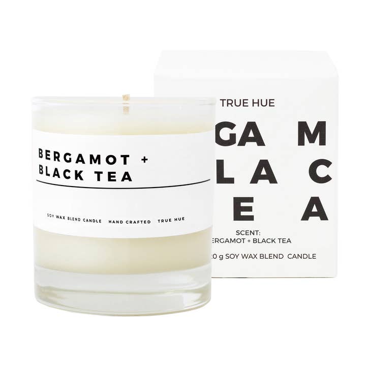 Bergamot + Black Tea Candle for wholesale by True Hue