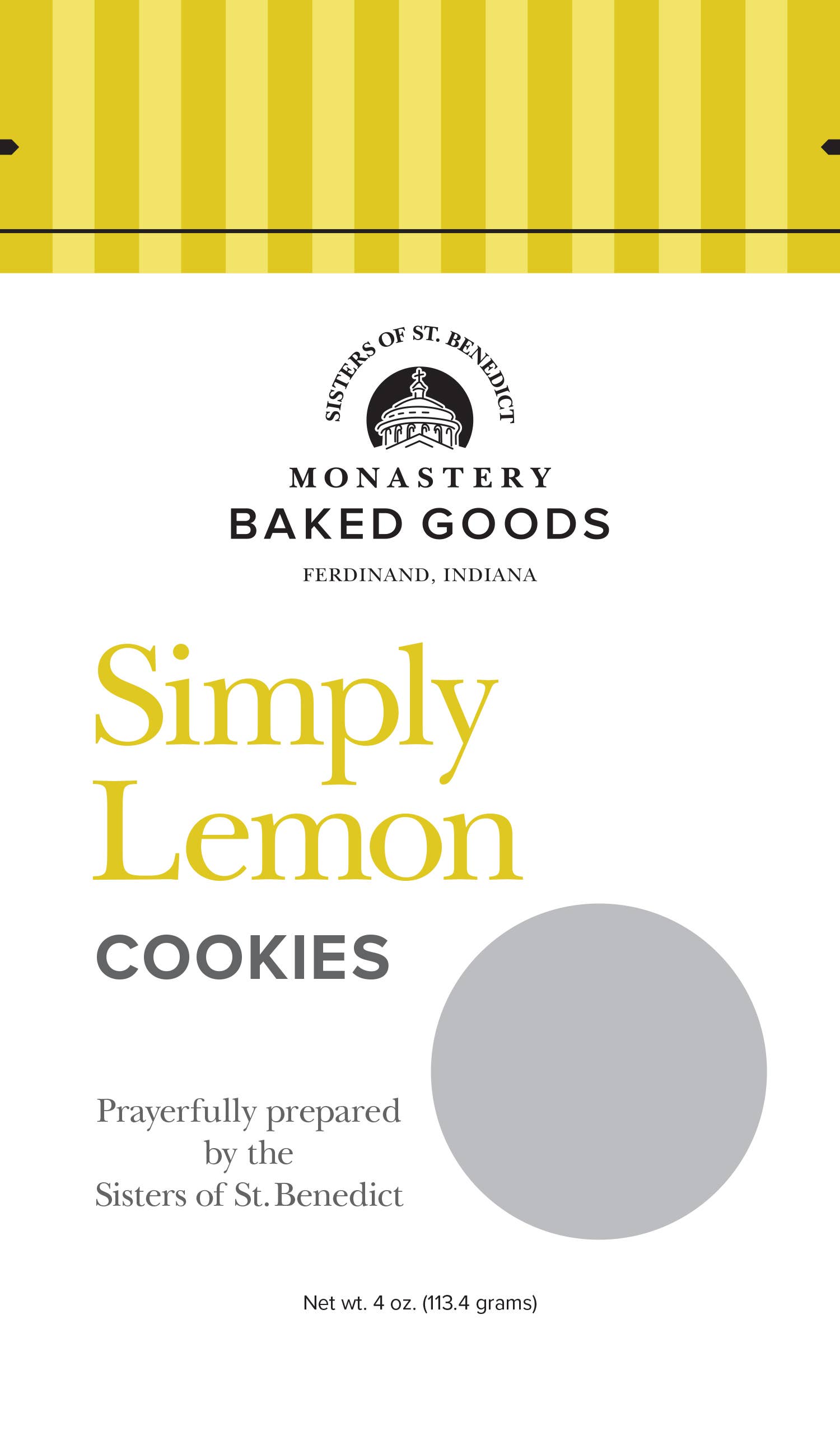 Monastery Baked Goods - Wholesale Cookie - Simply Lemon Cookies (4-oz)5