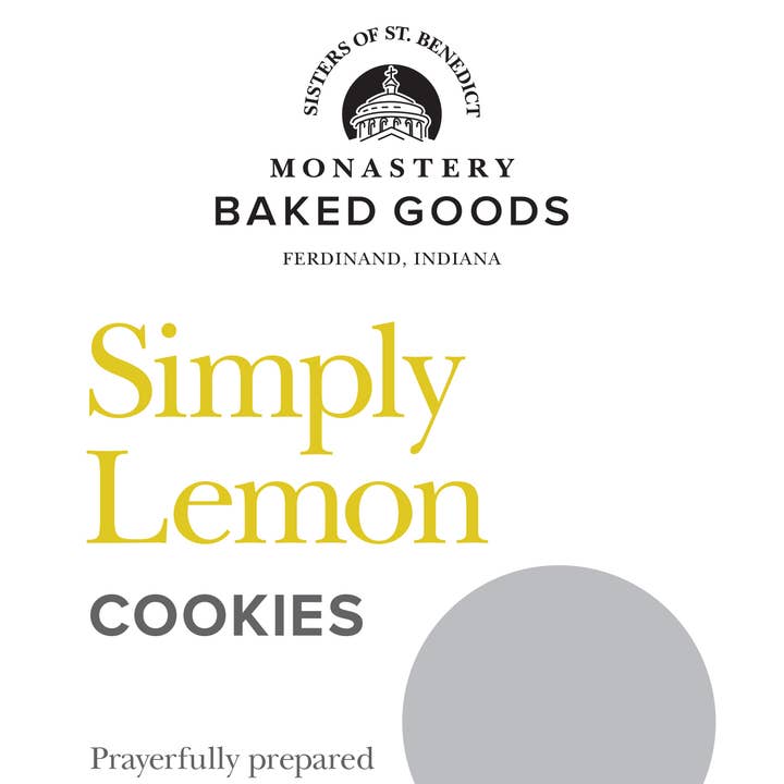 Monastery Baked Goods - Wholesale Cookie - Simply Lemon Cookies (4-oz)5