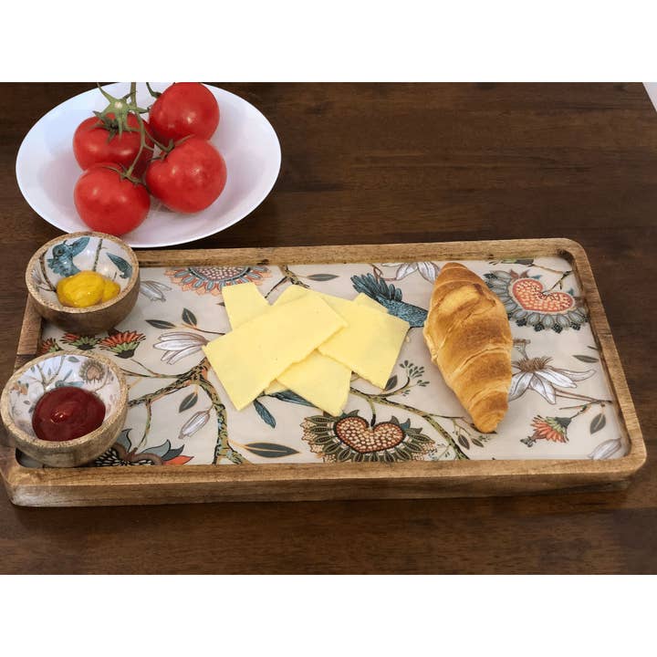 Hartsmede - Wholesale Platter - Handmade Rectangular Tray with Dip Bowl,Trendy Designs Gifts