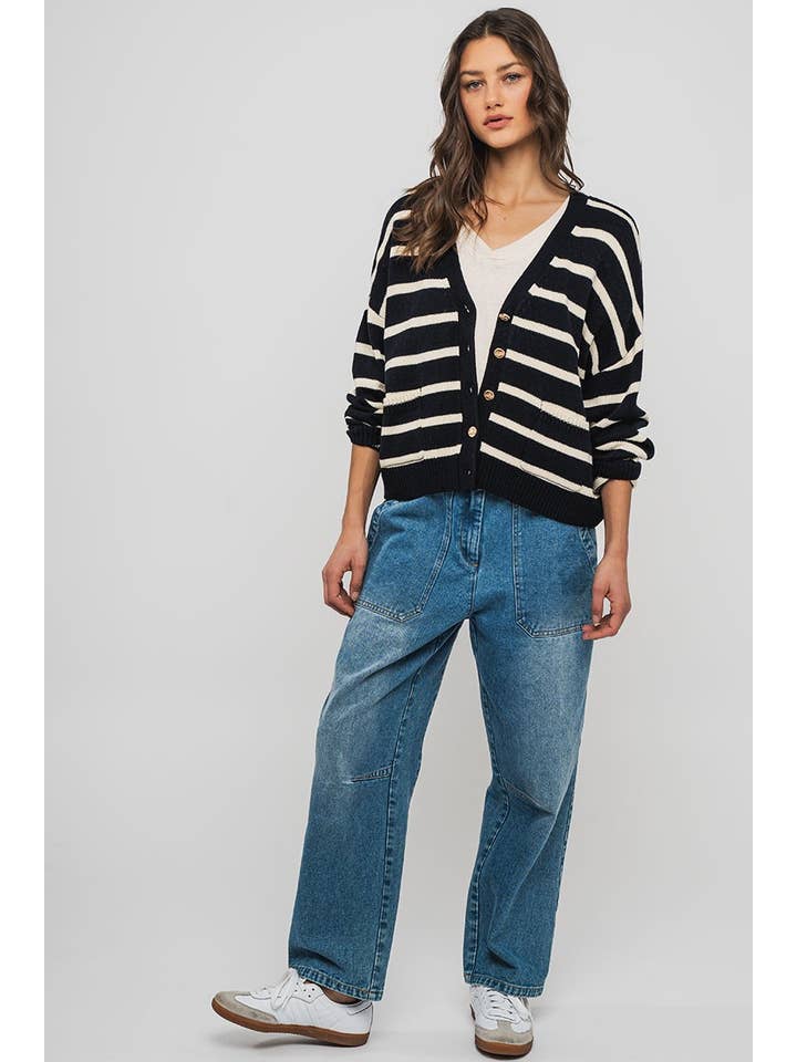 Engineered Leg Wide Leg Denim Jeans for wholesale on Faire3