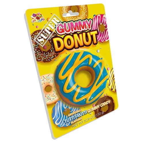 I Got Your Candy - Wholesale Gummy - Albert's Super Gummy Donut  5.29oz - 12ct1