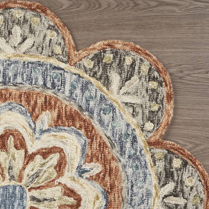 LR Home - Wholesale Area Rug - Nia Classic Scalloped Edge Hand-Tufted Wool Indoor Area Rug21