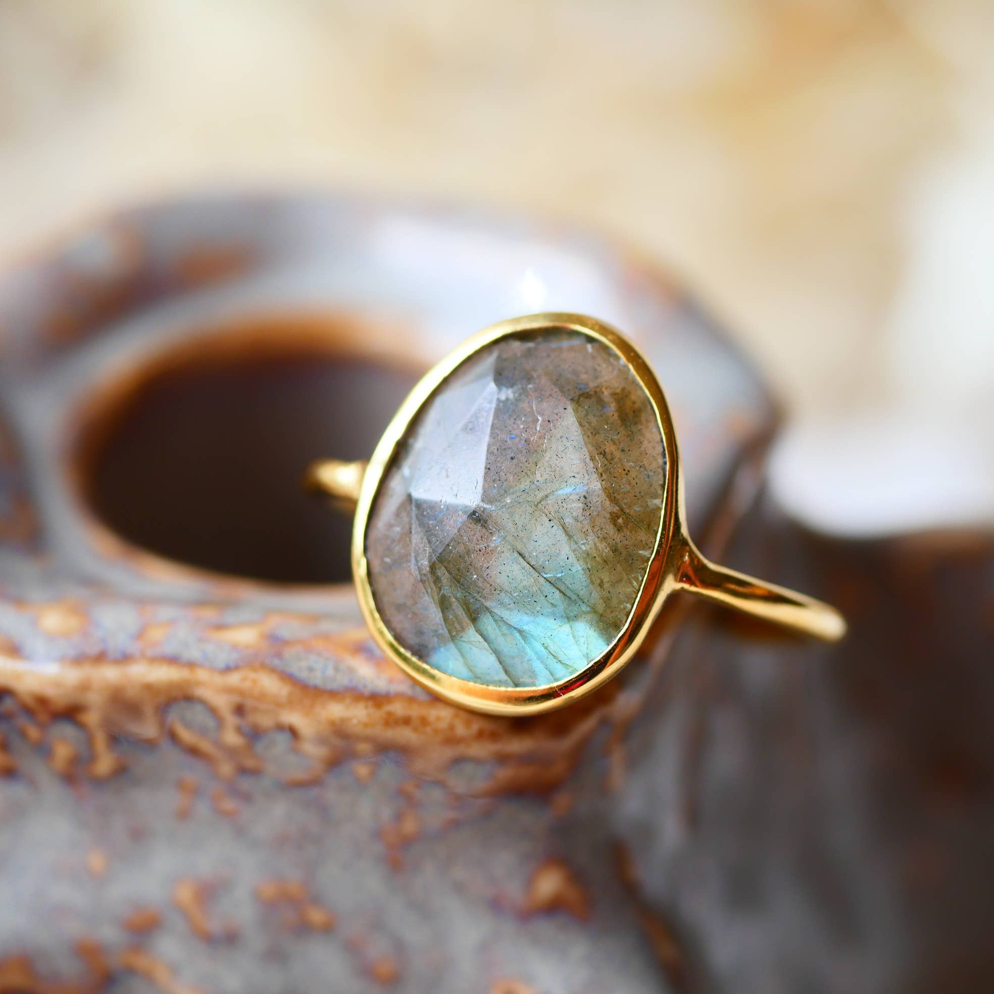 GINANDGER – Großhandel Mehrsteinige Ringe – MUKTI Ring - Labradorit - Schutz und Intuition6