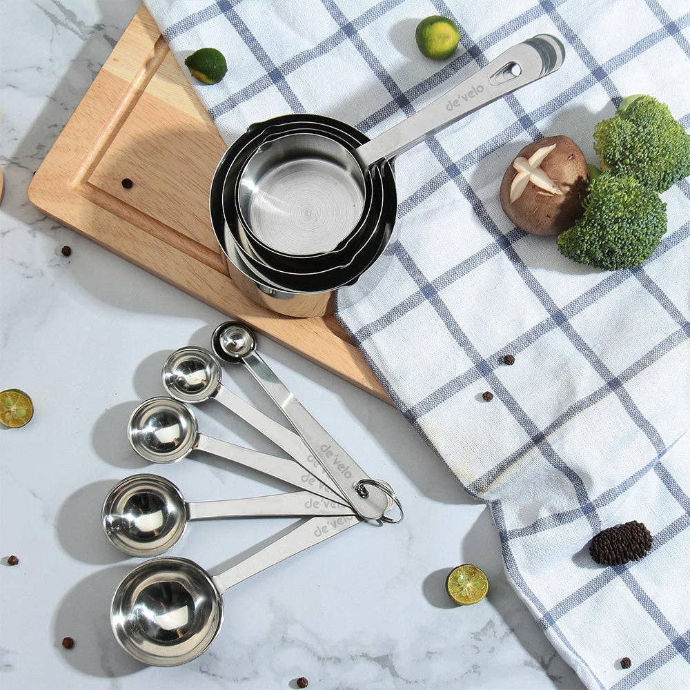 DE'VELO INC. – wholesale Måttbägare – Måttsats med koppar och skedar5