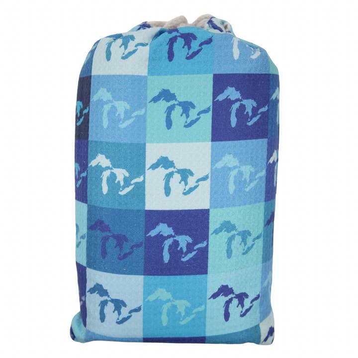 June Apothicarie - Wholesale Beach Towel - The Great Lakes Double Sided Quick Dry Beach Towel