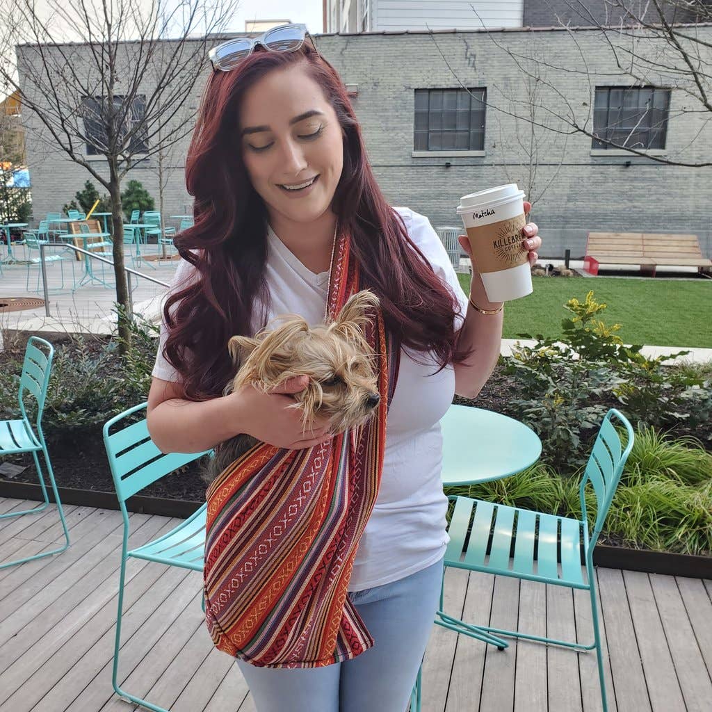 Walking Palm - Wholesale Pet Carrier - Dog - Dog Sling - Salsa Woven3