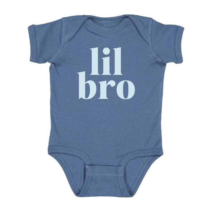 Sweet Wink - Wholesale Bodysuit (Non-Footed) - Baby - Lil Bro Short Sleeve Bodysuit - Pregnancy Announcement