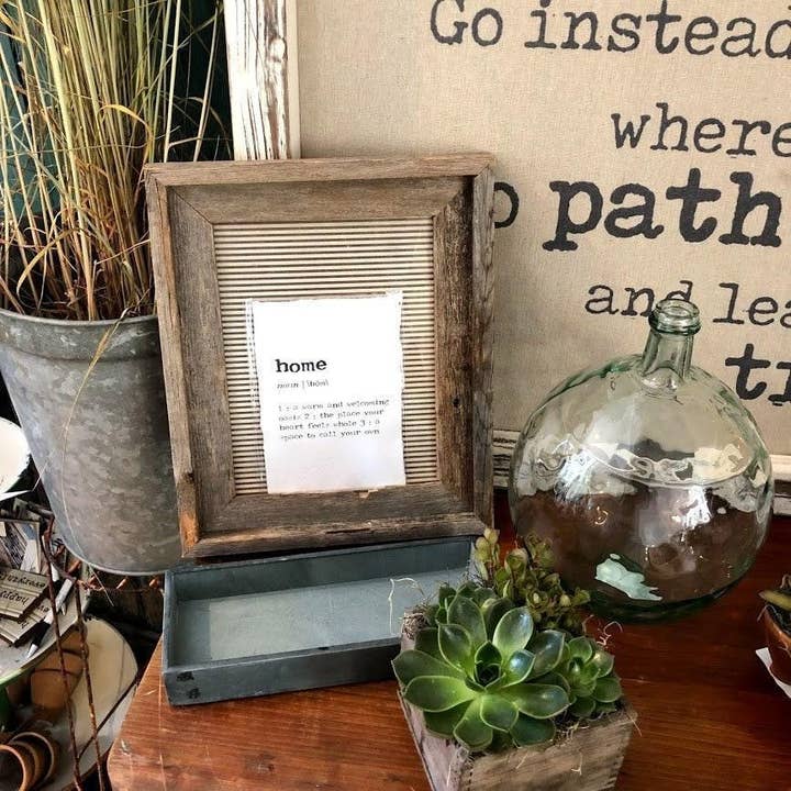 Alison Rose Vintage - Wholesale Art print - home definition print in typewriter font on handmade paper3