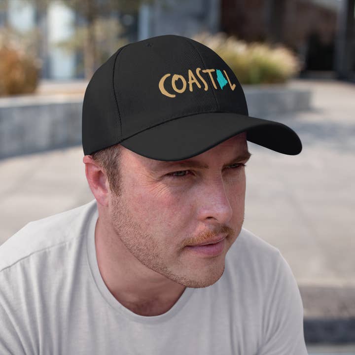 Coastal Maine Beachcomber Sunset Gold Hat for wholesale by Coastal & Midwest State of Mind