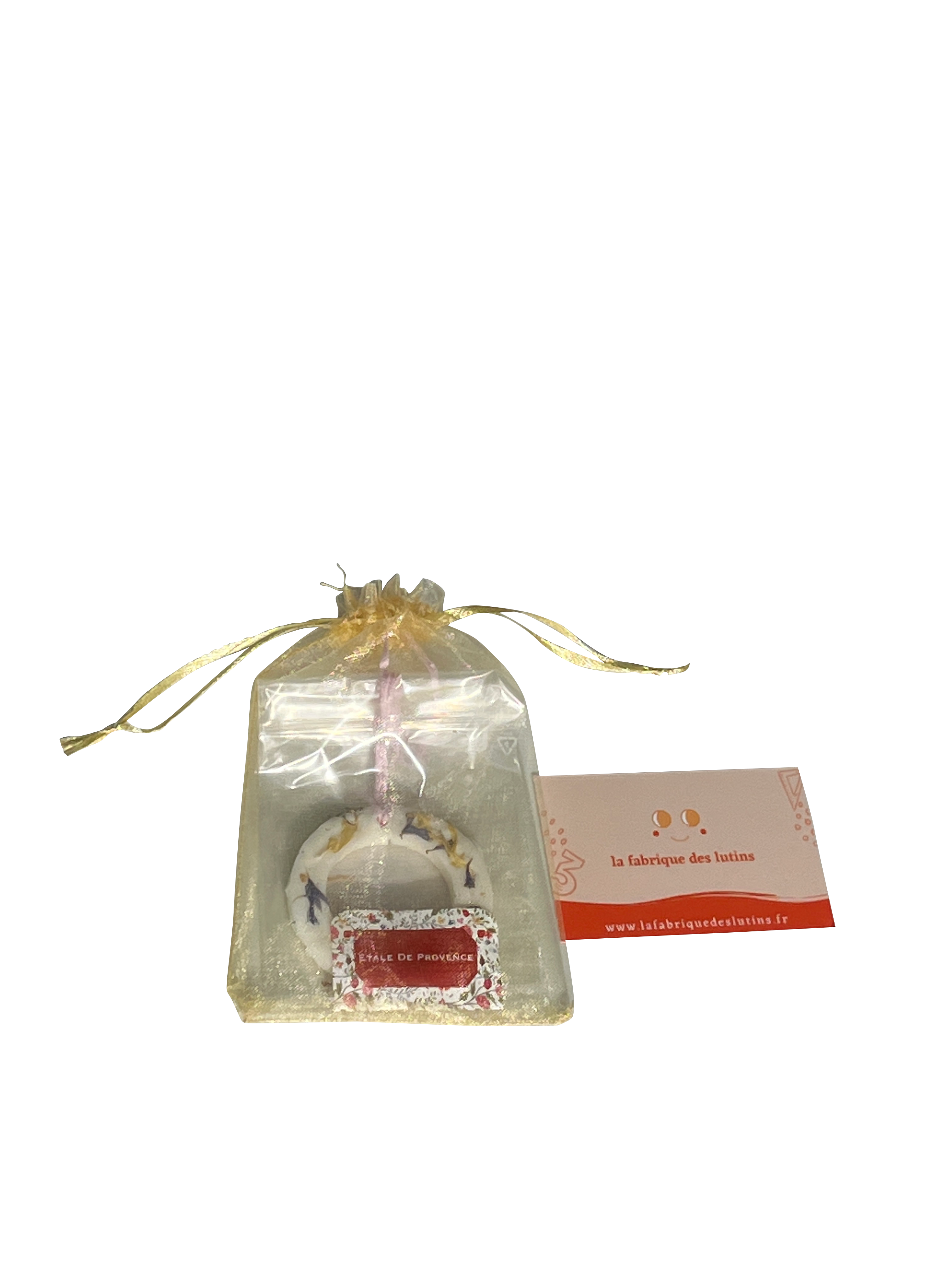 La Fabrique Des Lutins - Wholesale Wax Melt - Scented pebble in a customizable gold bag1