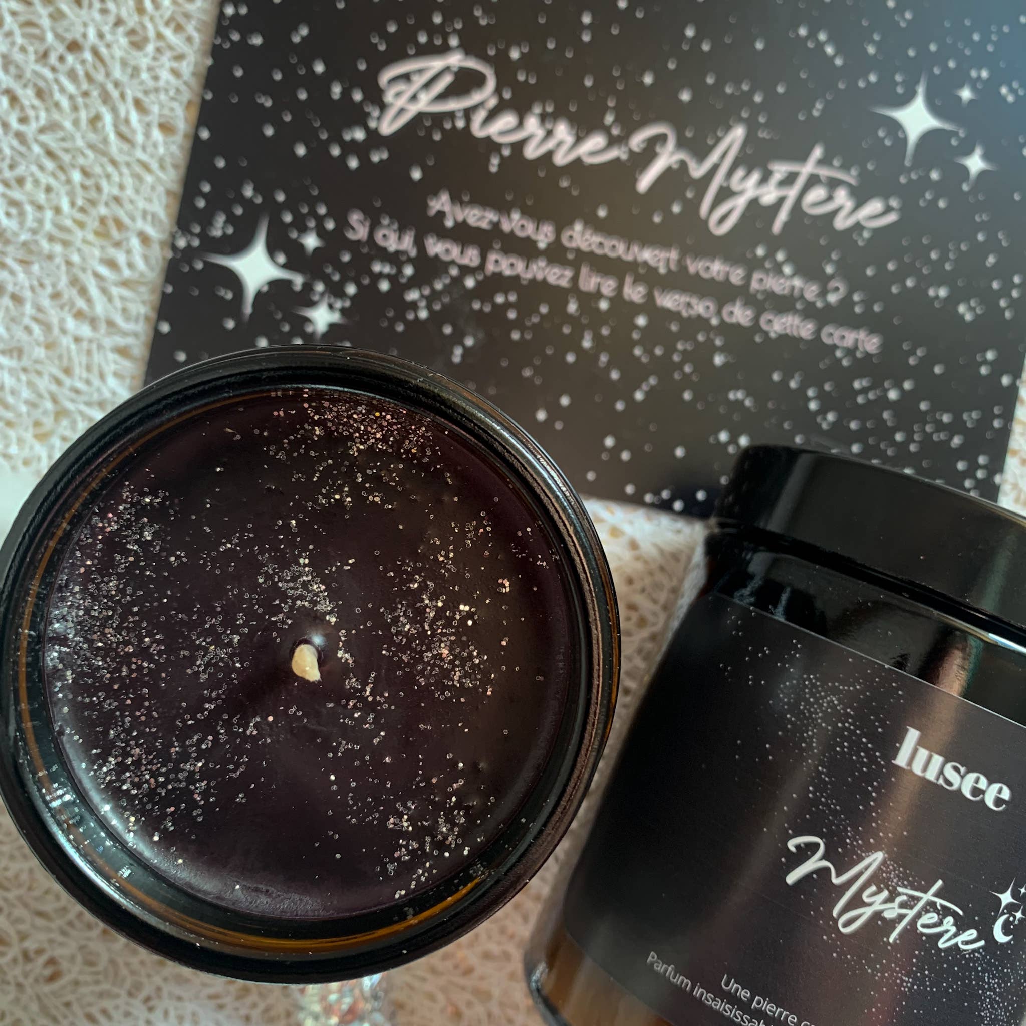 Lusee Bougies - Wholesale Jar/Filled Candle - Pierre Candle "Mystery" -Hawthorn Vanilla Patchouli8