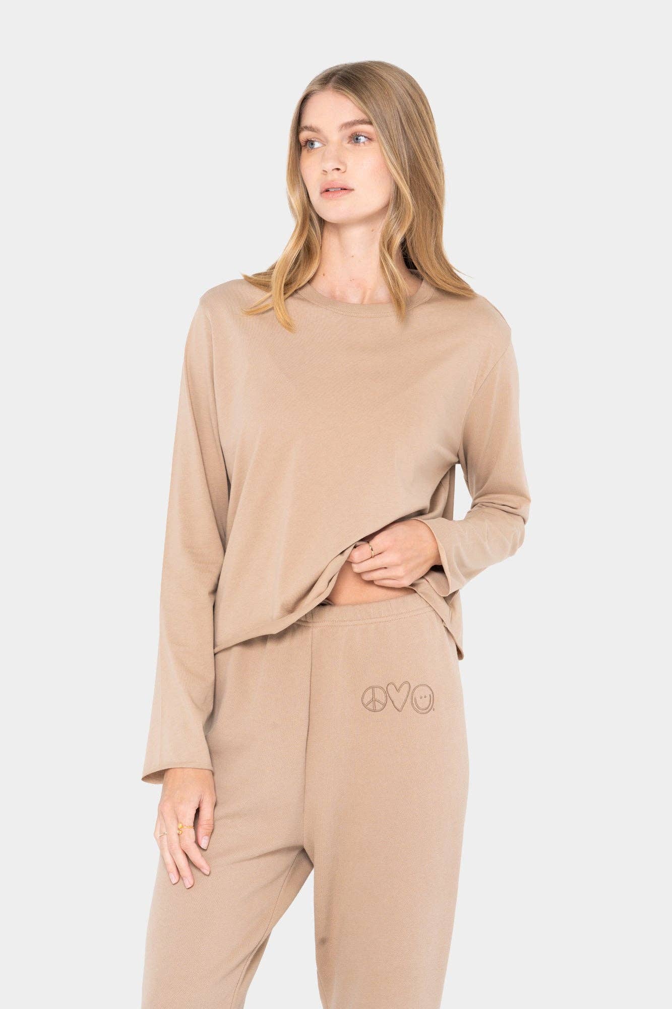 Peace Love World - Wholesale Lounge Sweatpants/Joggers - Women's - Core Jogger Pant1