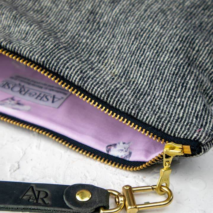 Ash & Rose - Wholesale Wristlet - Felina Tweed Wristlet3