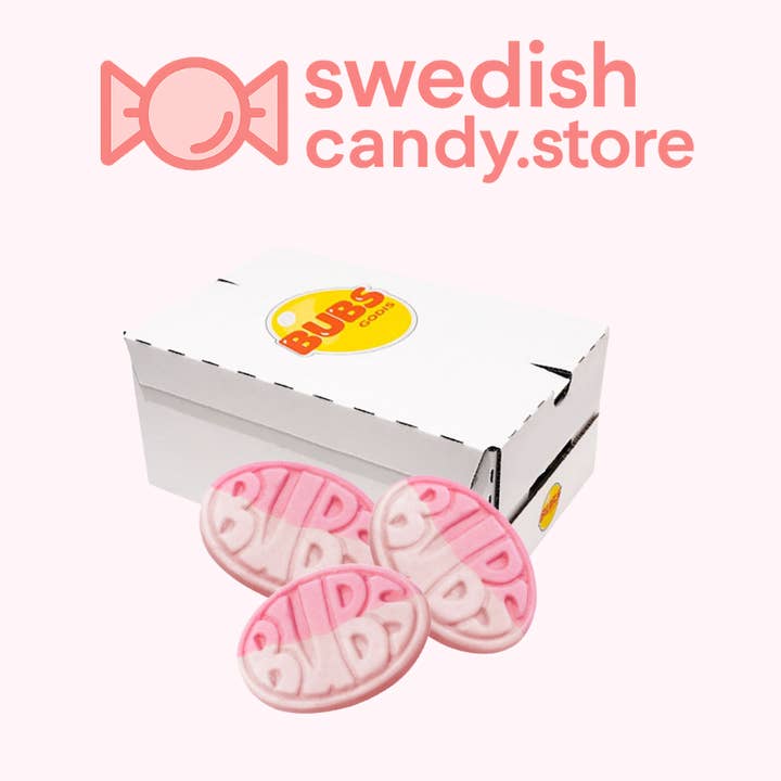 Swedish Candy Bubs 2.8kg Wild Strawberry Pomegranate Bubs for wholesale by Swedish Candy.Store - Swedish Candy