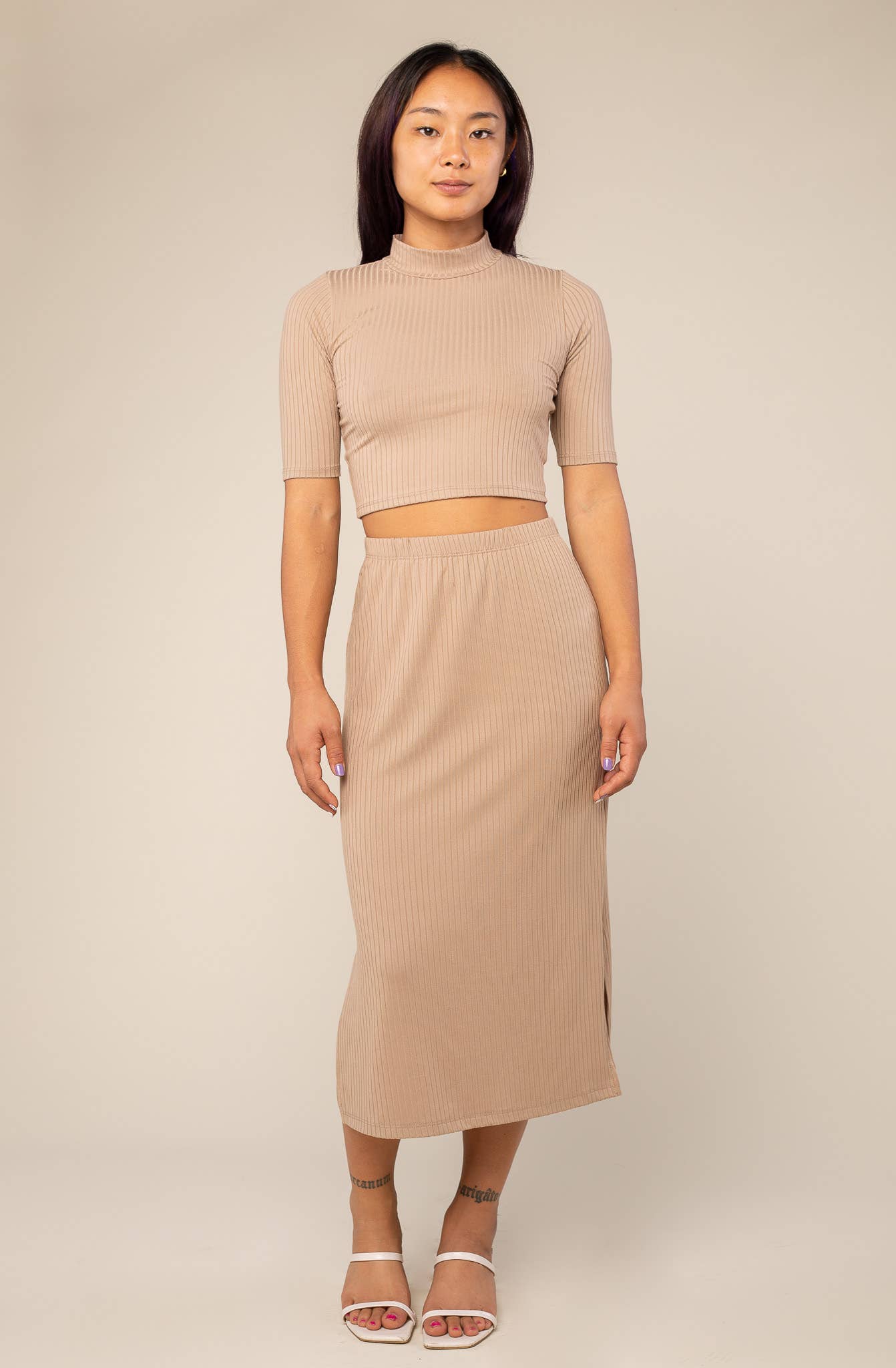 NLT - Wholesale Skirt - Women's - Syd Rib Skirt - Plus Size4