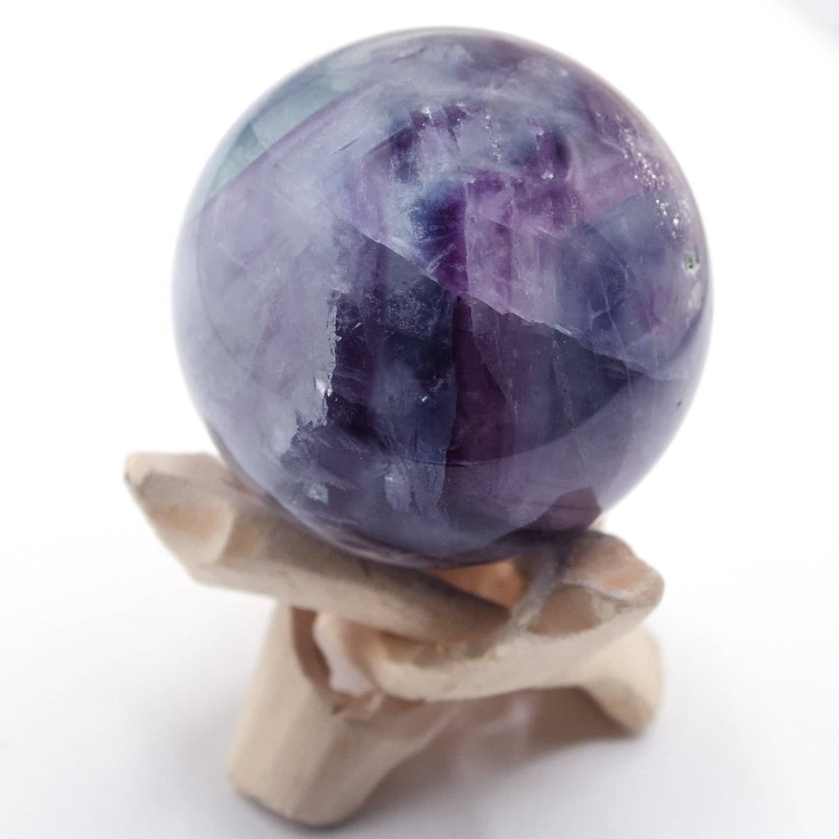 Tiny Rituals - Wholesale Spiritual Stone/Crystal - Rare Rainbow Fluorite Spheres - AAA Premium Quality7