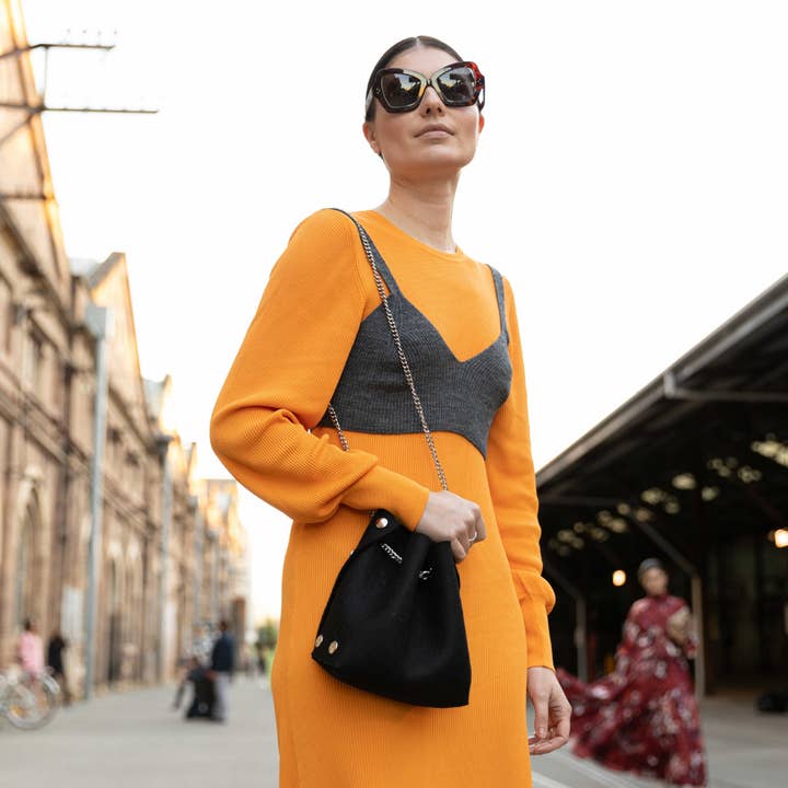 Katya Komarova - Wholesale Crossbody bag – Women's - Felt Bucket Bag3