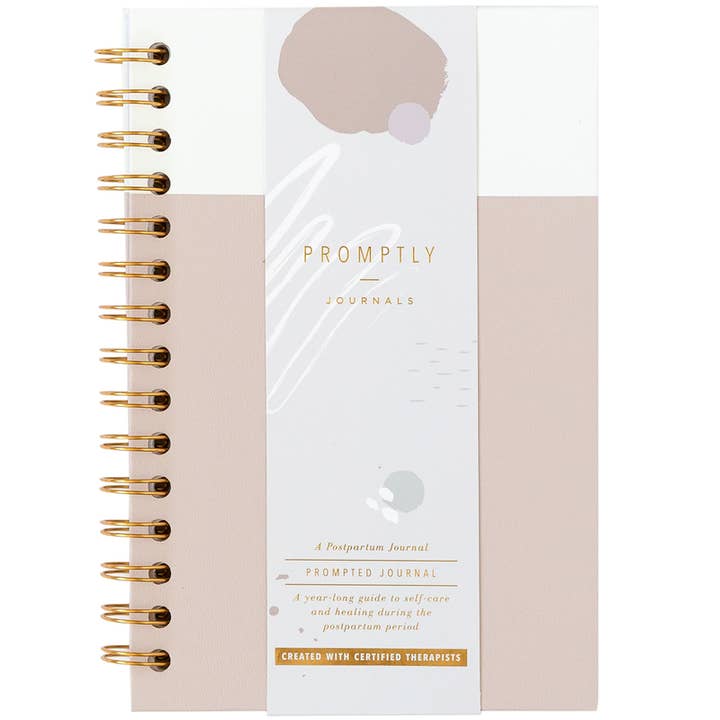 Promptly Journals - Wholesale Journal/Diary - Maternity - My Postpartum Journal: A Year of Self-Care Gifts for Women