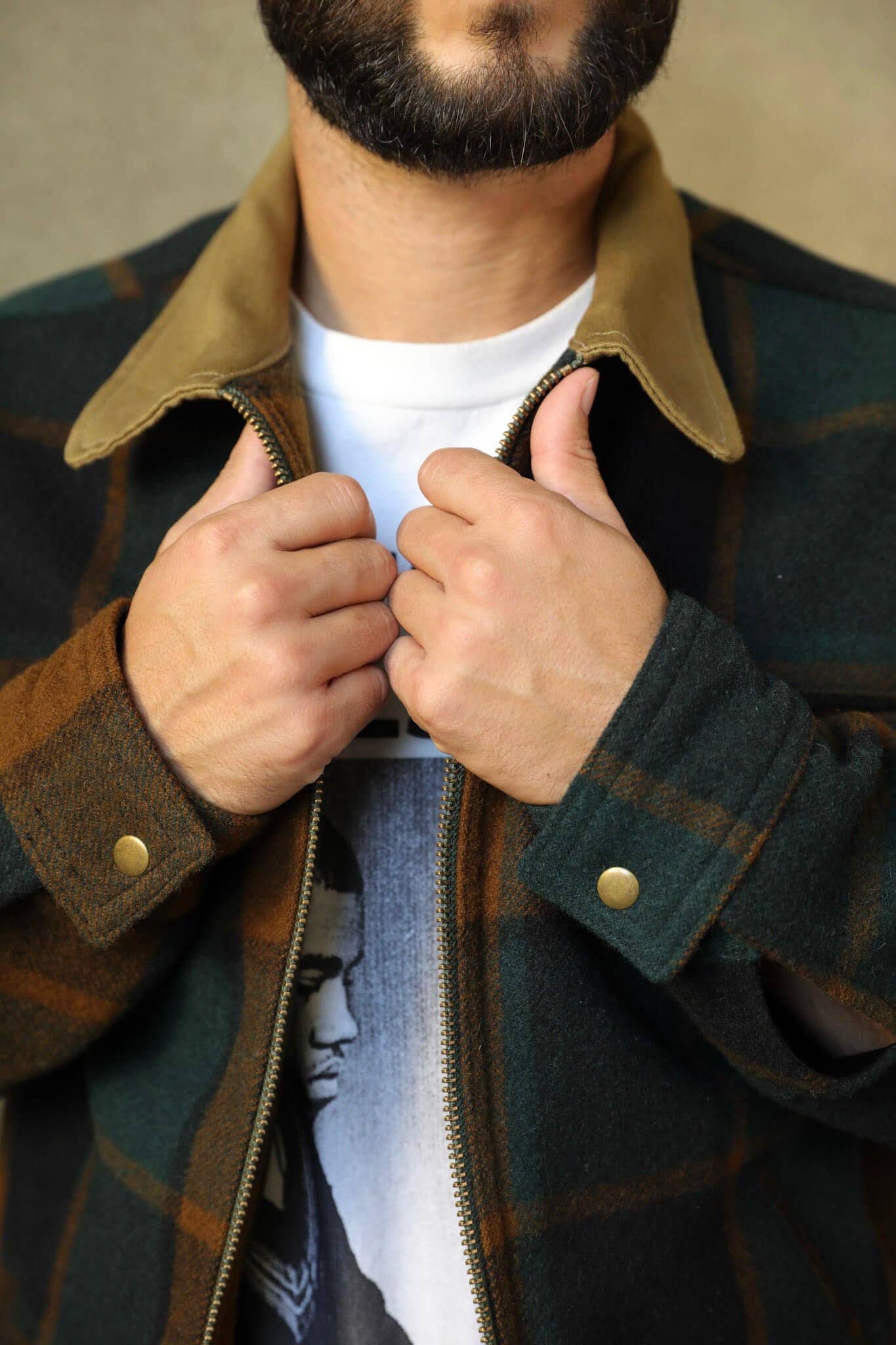 Signature – wholesale Jacket – Men's – Wool Ranch Jacket5