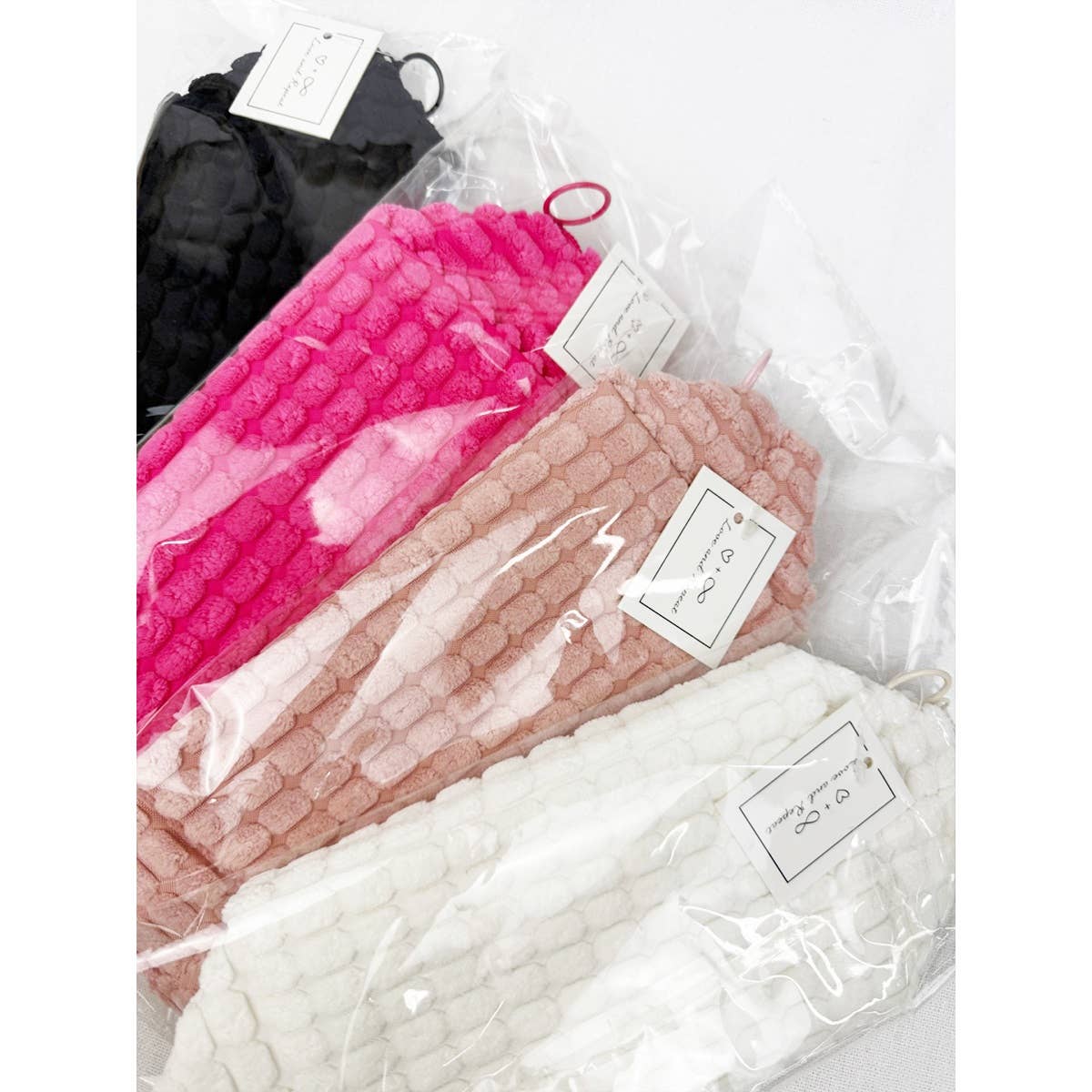 Love and Repeat - Wholesale Makeup/Cosmetic Bag - Soft Puff Textured Light Weight Cosmetic Bag6