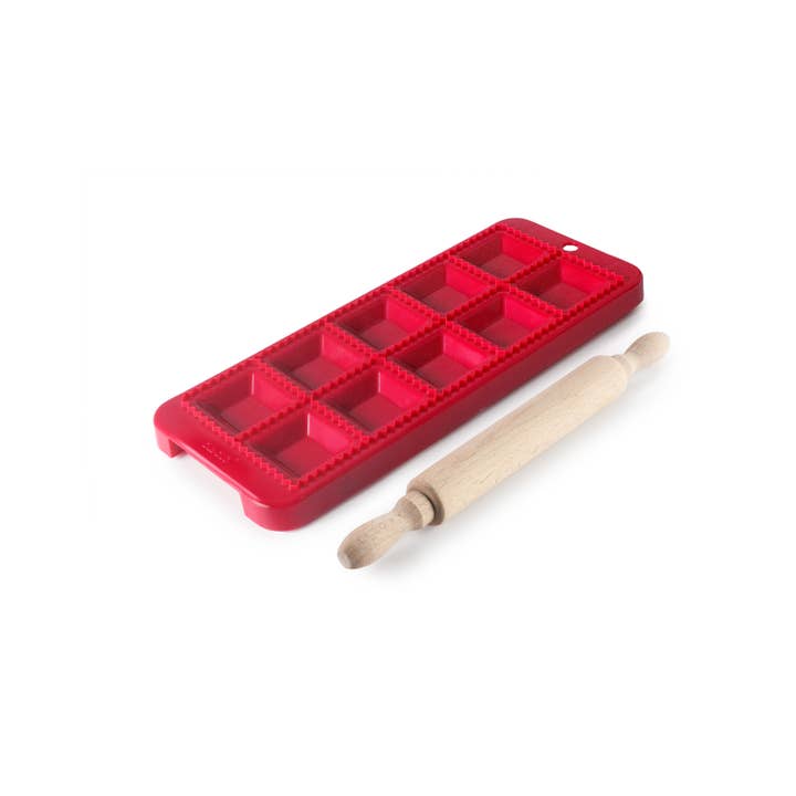 Ibili – wholesale Kitchen tool/gadget – IBILI - Square ravioli mold with roller