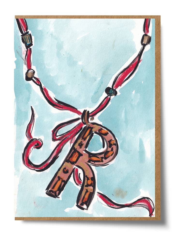 Colar "R" por atacado de MaryAnna Emerson