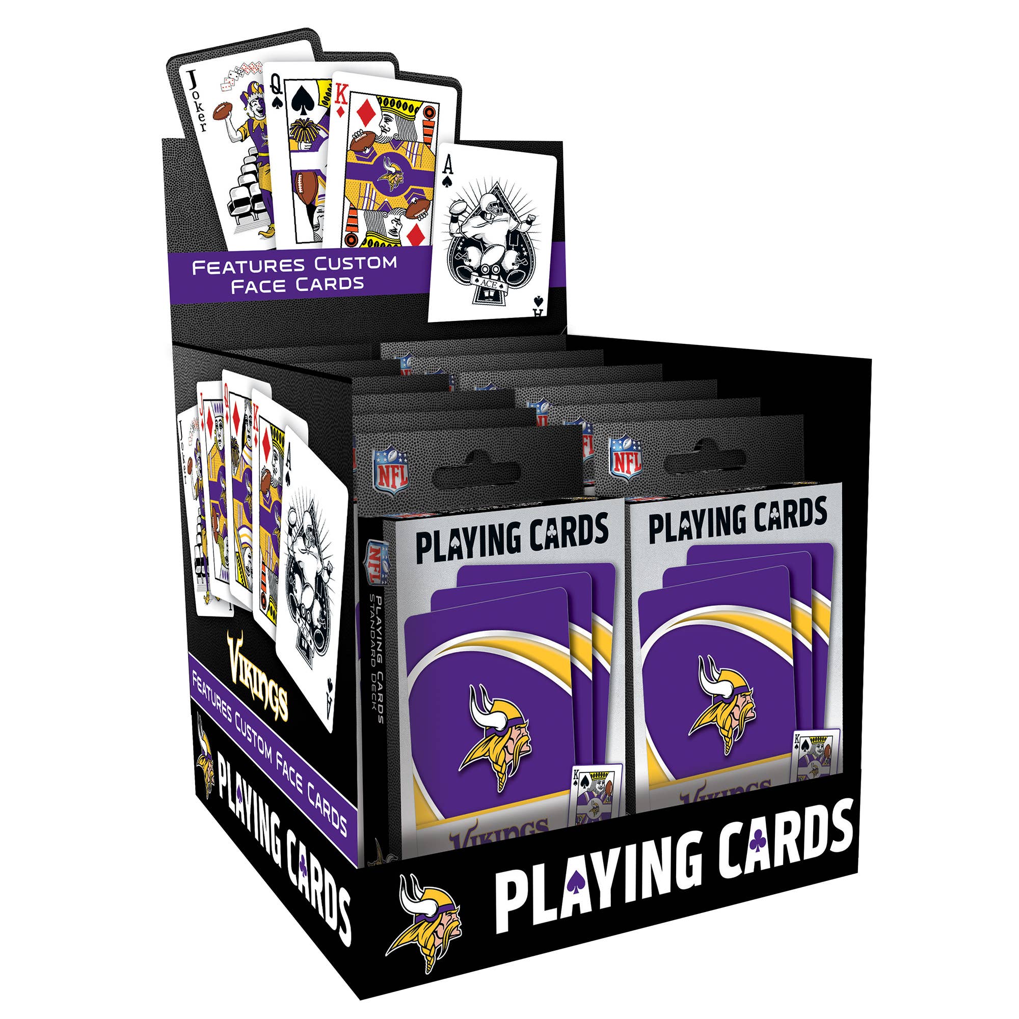 Masterpieces Puzzles - Wholesale Playing Cards - Minnesota Vikings Playing Cards3