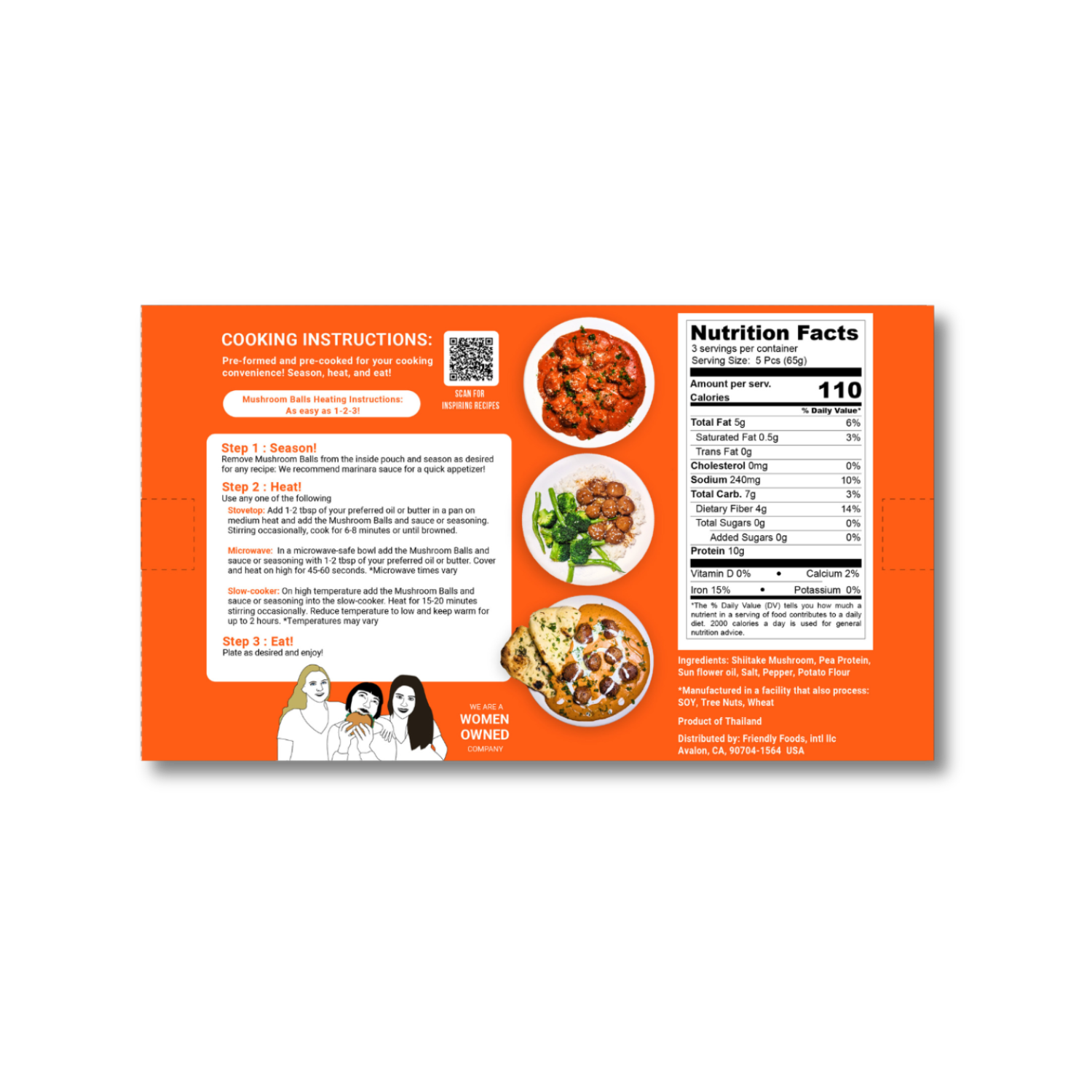 Shroomeats® - Wholesale Shelf Stable Prepared Meal - Shroomeats® Mushroom Balls : Vegan Meatballs7