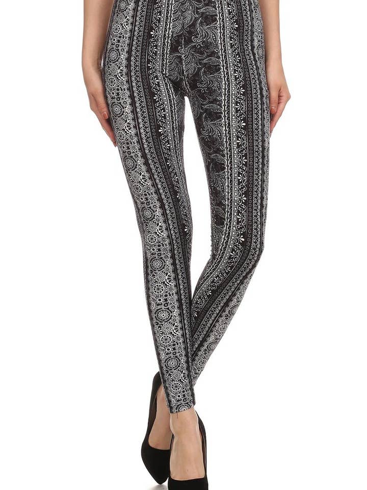 Sueded Shannon Stripe Legging for wholesale by Flirty & Femme