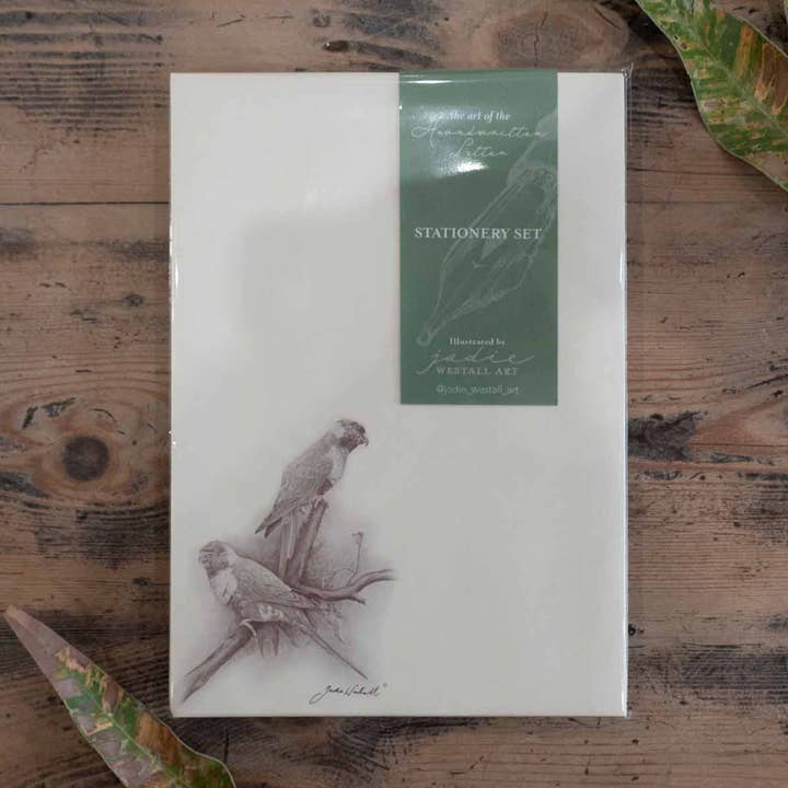 Lorikeet - Juego de papelería de artista de 20 hojas para venta al por mayor de Jodie Westall Art