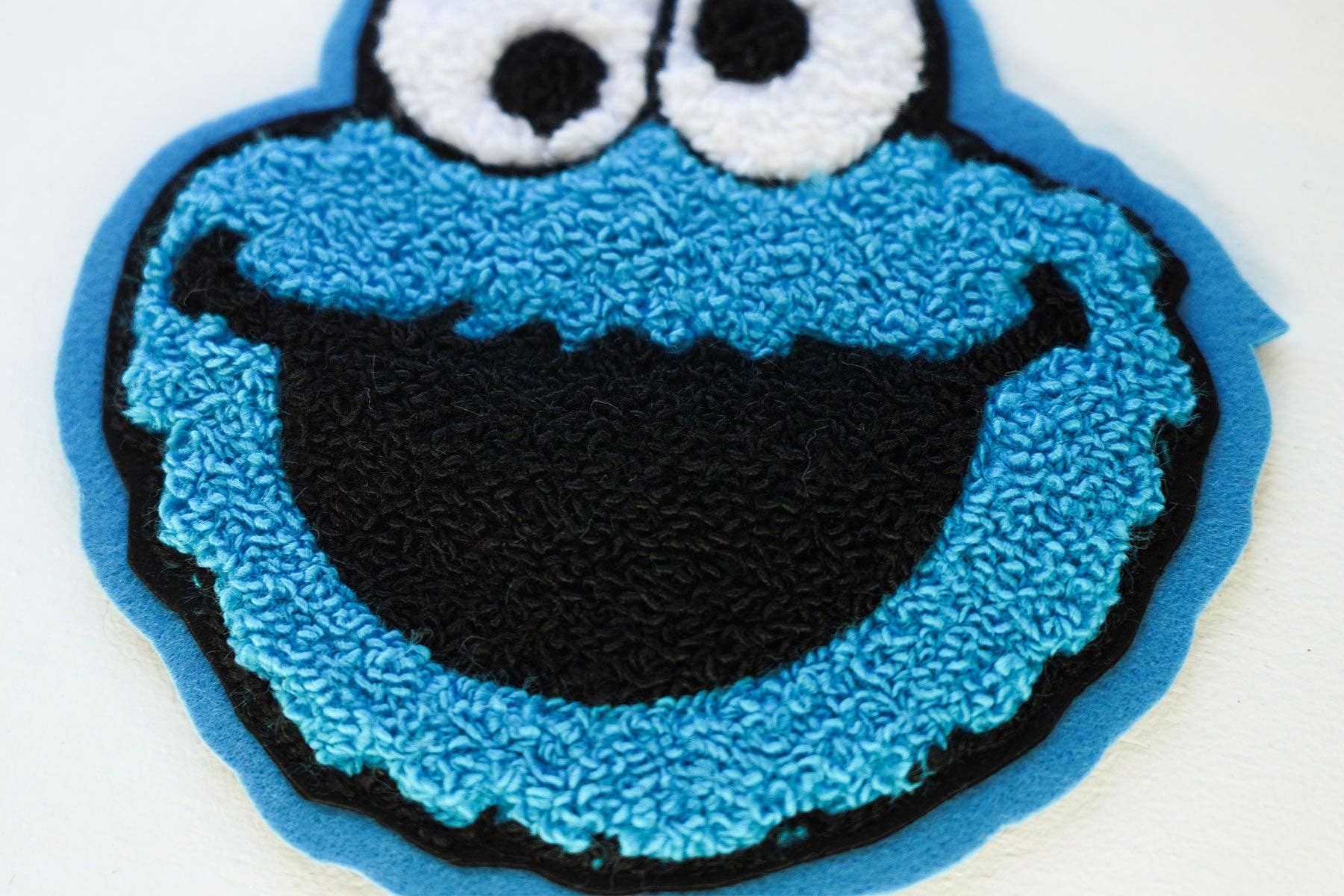 Oxford Pennant - Wholesale Decorative Tassel/Wall Drop - Cookie Monster Chenille Patch• Sesame Street x Oxford Pennant1