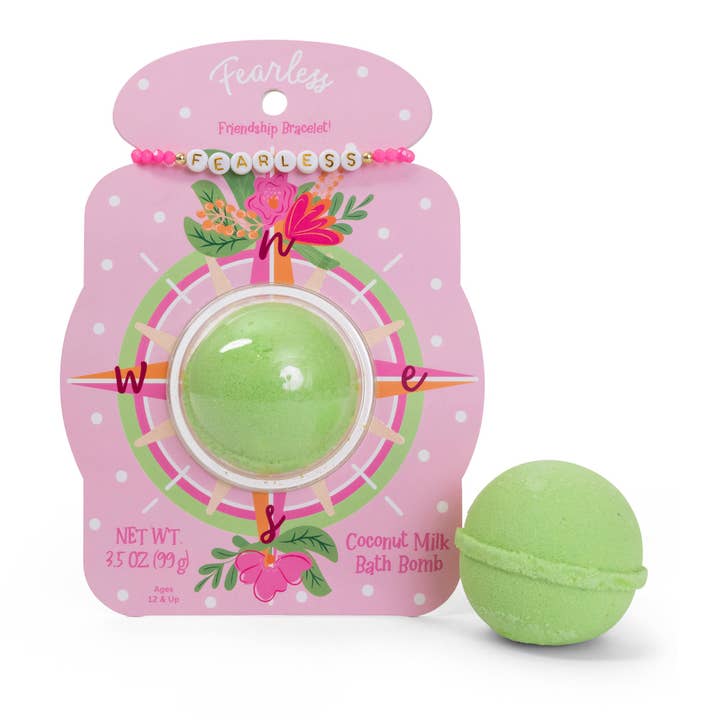 Cait + Co - Wholesale Bath Bomb/Fizz - Friendship Bracelet Bath Bomb - Fearless | Forever Young Collection0