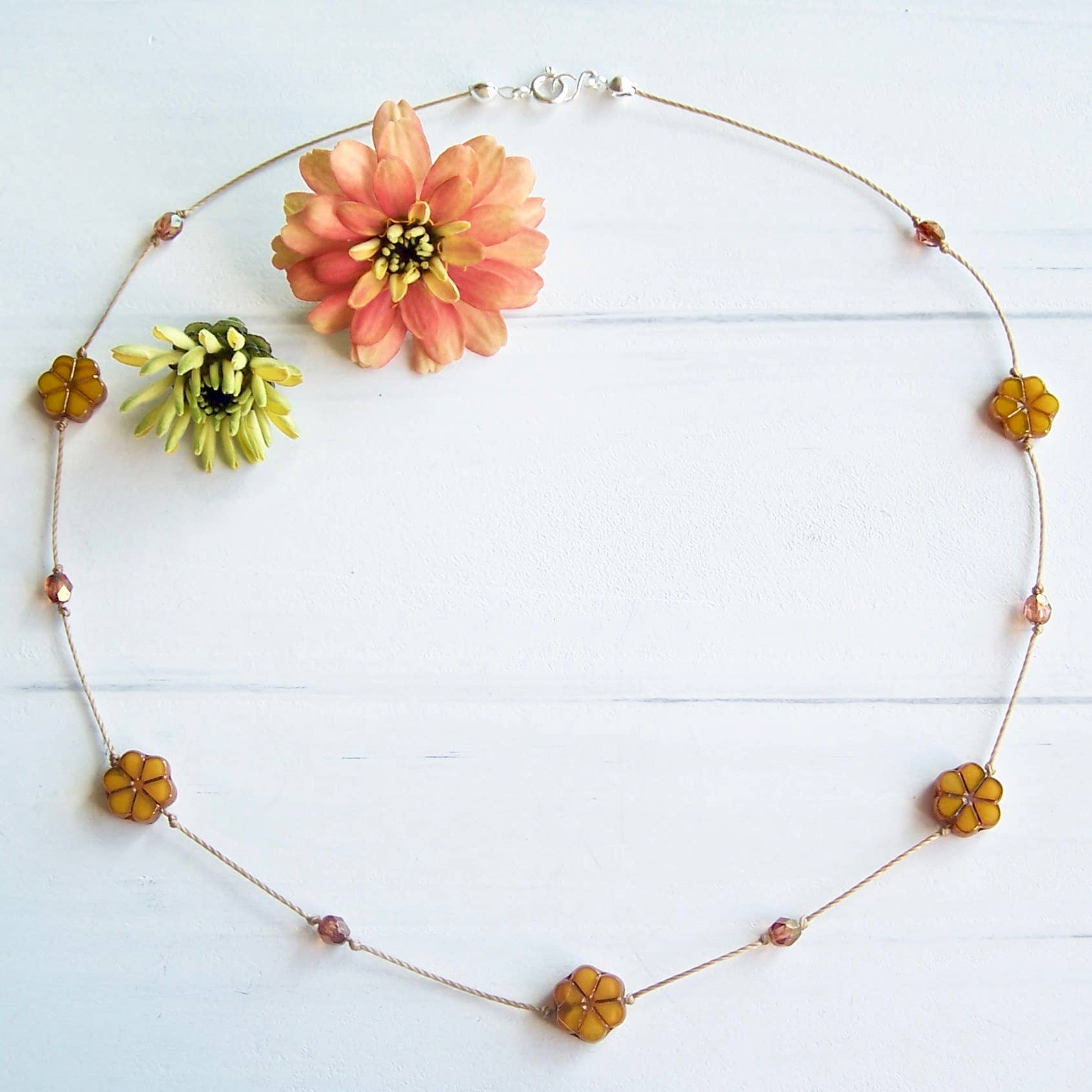 Jo Bird Jewelry – Engroshandel Perlehalskæde – Glem mig ikke halskæde5