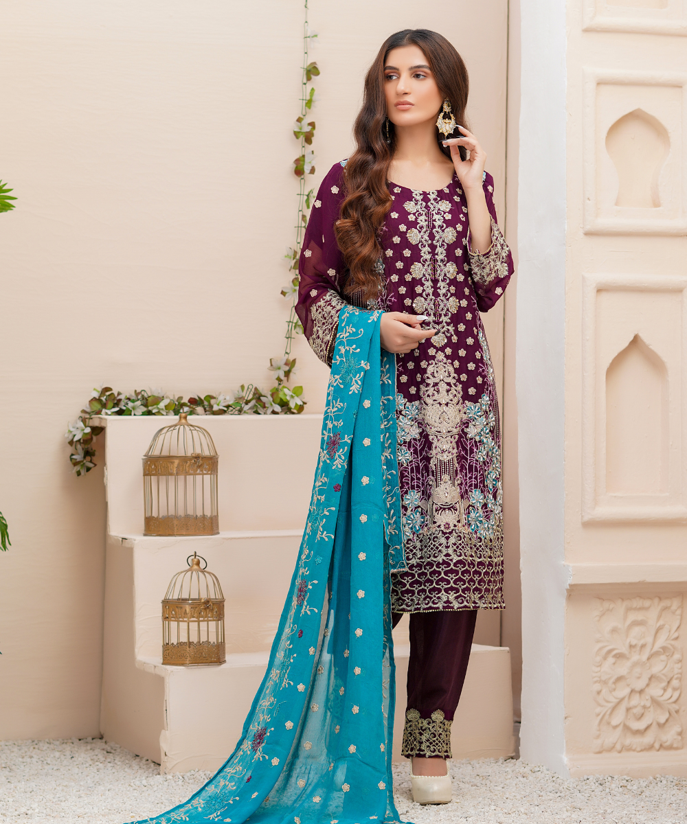 Reet – wholesale Top & pants set (NOT Loungewear) – Women's – Chiffon Shirt With C/Emb F12-011